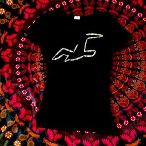 Hollister black fitted tee